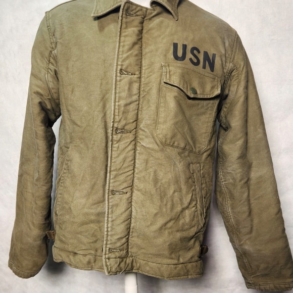 Vintage U.S Navy Mens Jacket Bronson Clothing Company - Picture 2 of 16